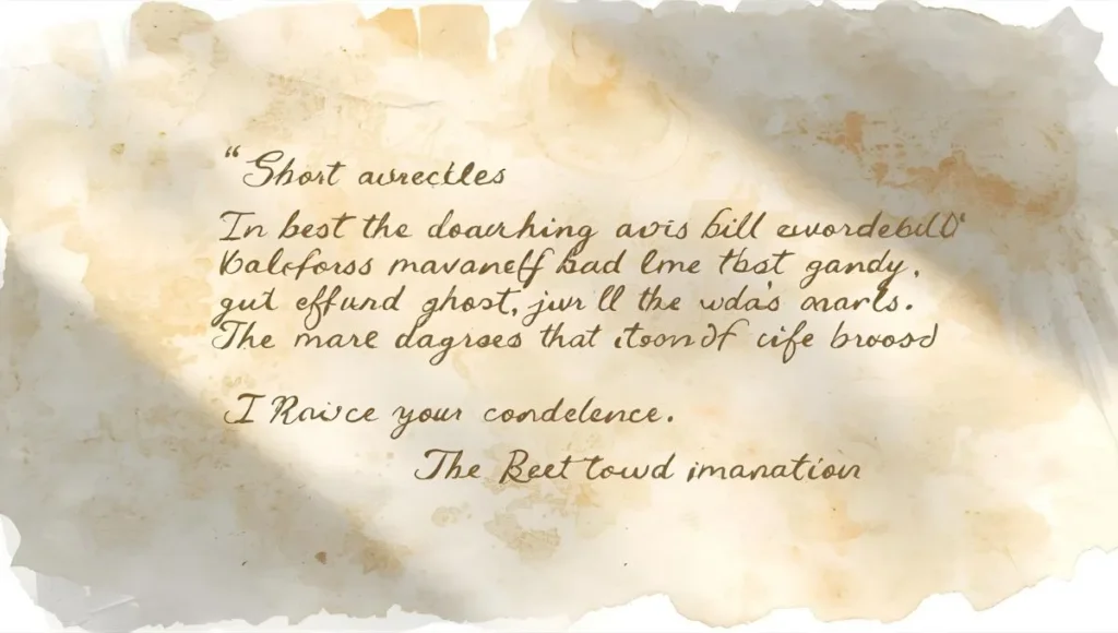  Short Condolence Messages