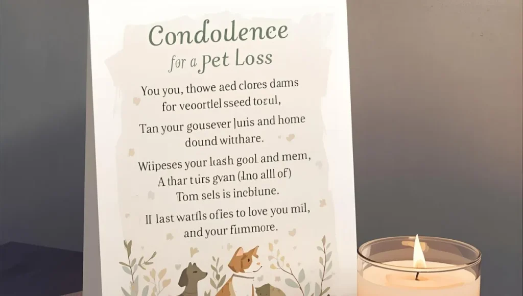  Condolence Messages for a Pet Loss