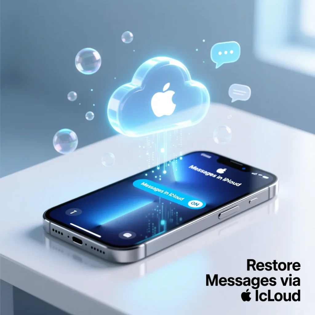 Use iCloud Message Sync to Restore