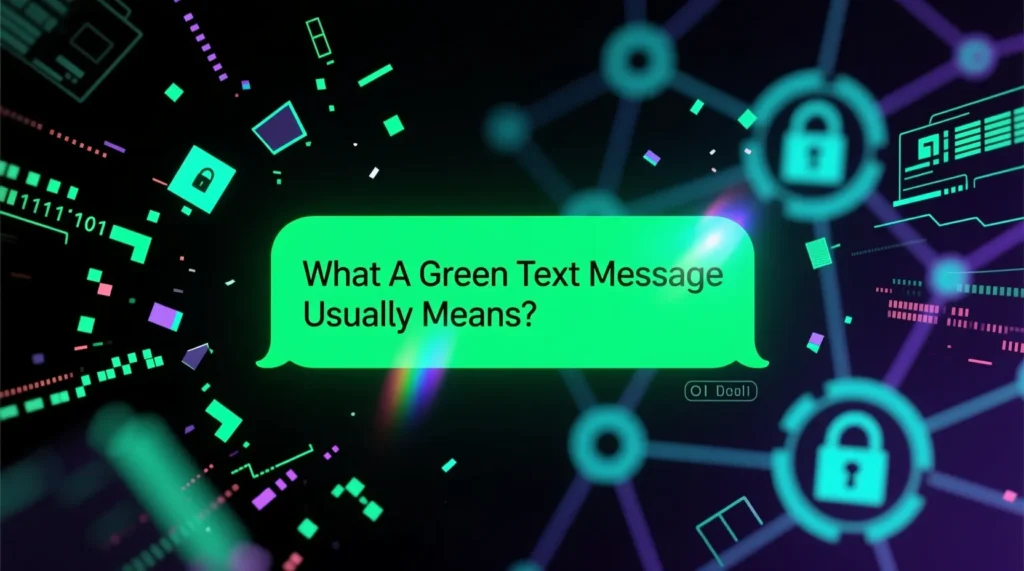  What A Green Text Message Usually Means