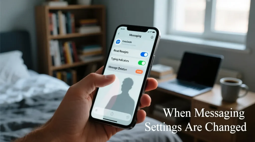 When Messaging Settings Are Changed