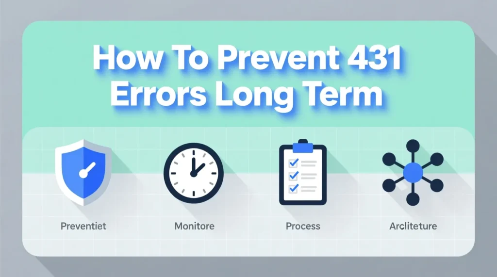 How To Prevent 431 Errors Long Term