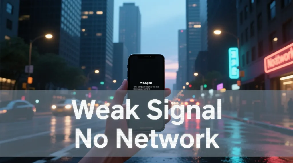 Weak Signal Or No Network