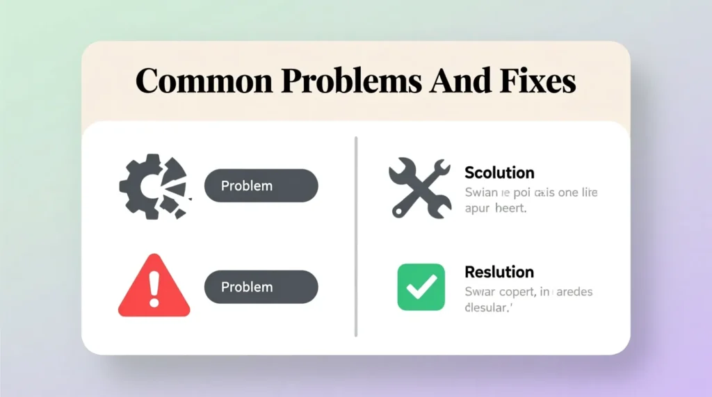  Common Problems And Fixes