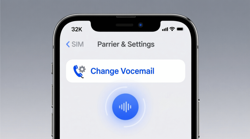  Change Voicemail via Carrier Options