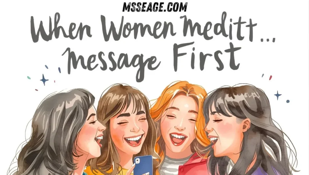 When Women Message First