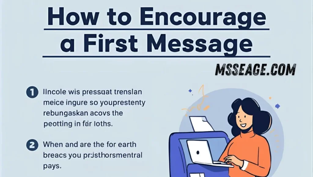 How to Encourage a First Message