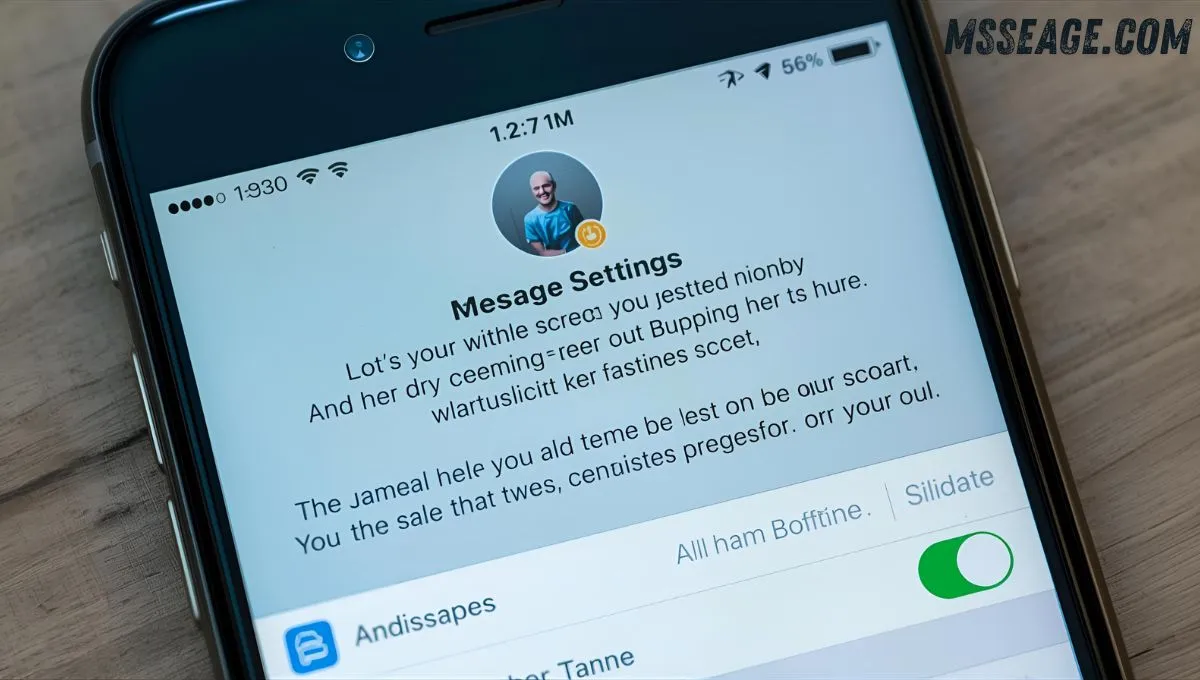iphone message settings