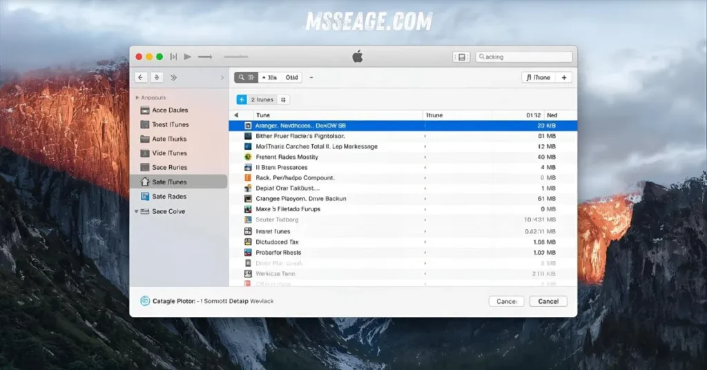 Recover from iTunes or Finder Backup