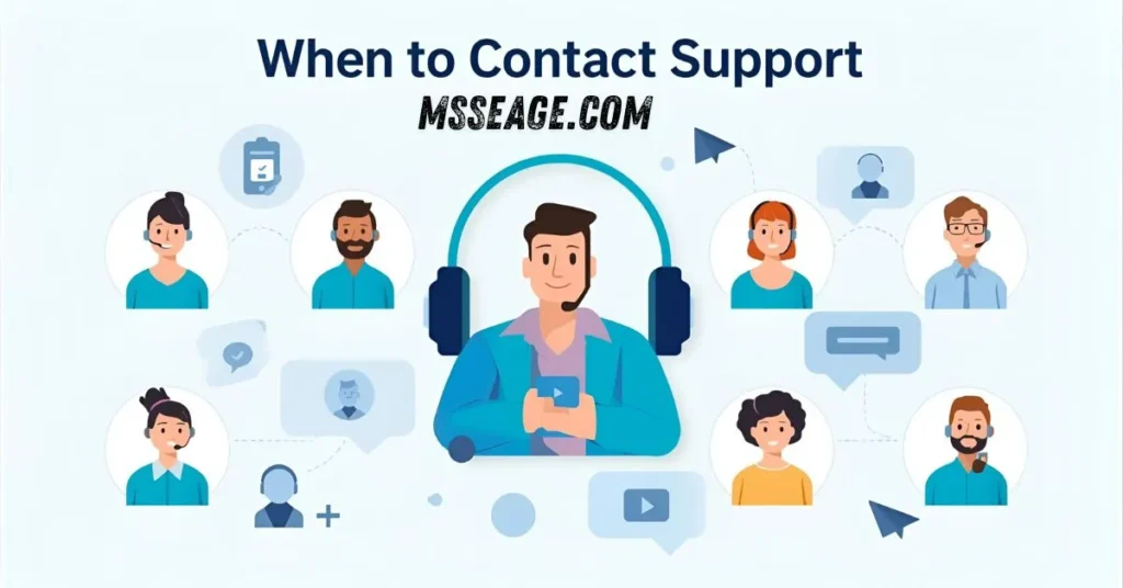 When To Contact Support