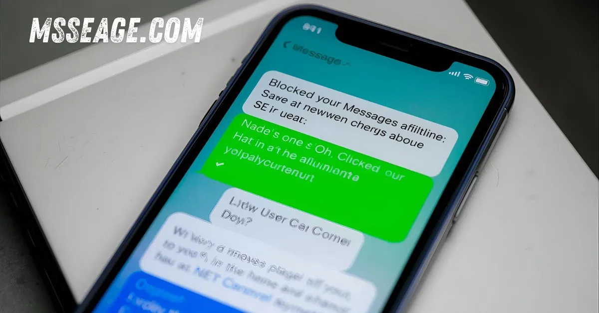 blocked text message android