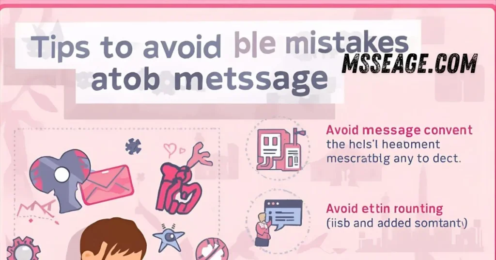 Tips to Avoid Message Mistakes