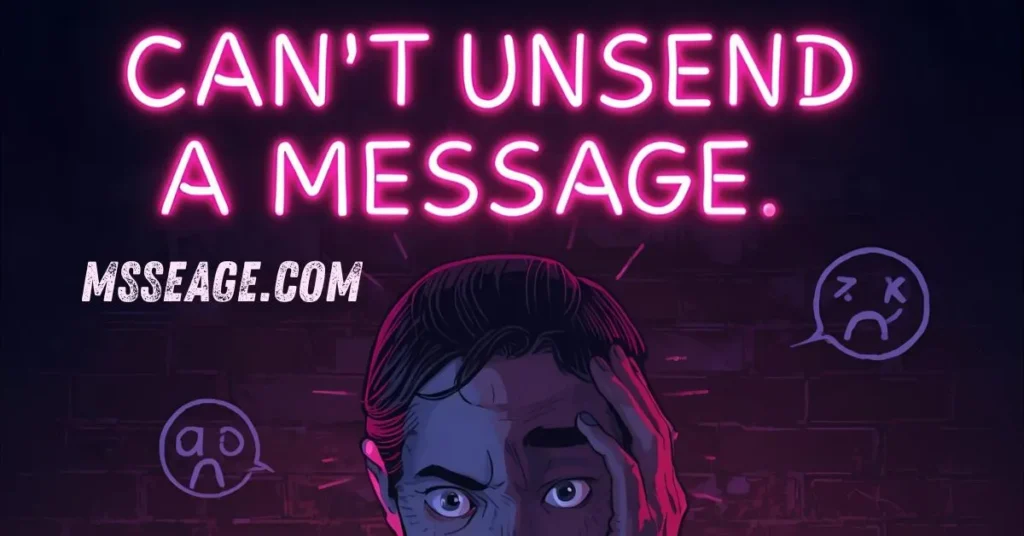 When You Can’t Unsend a Message