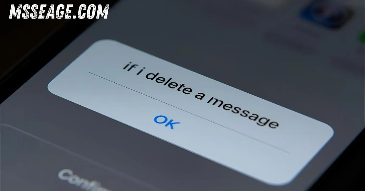 if i delete a message on iphone does it unsend