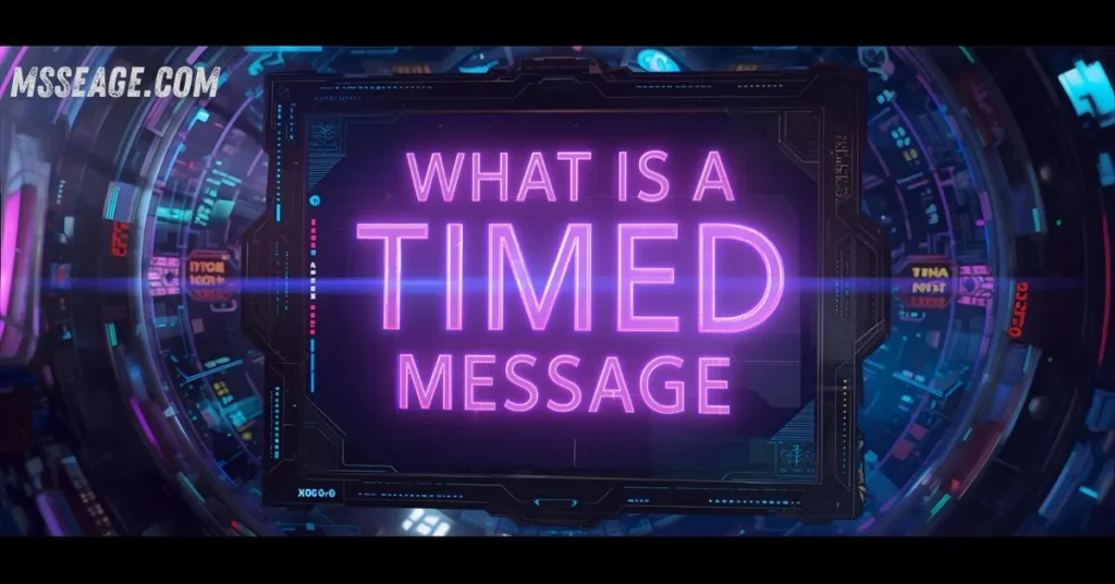 What Is a Timed Message