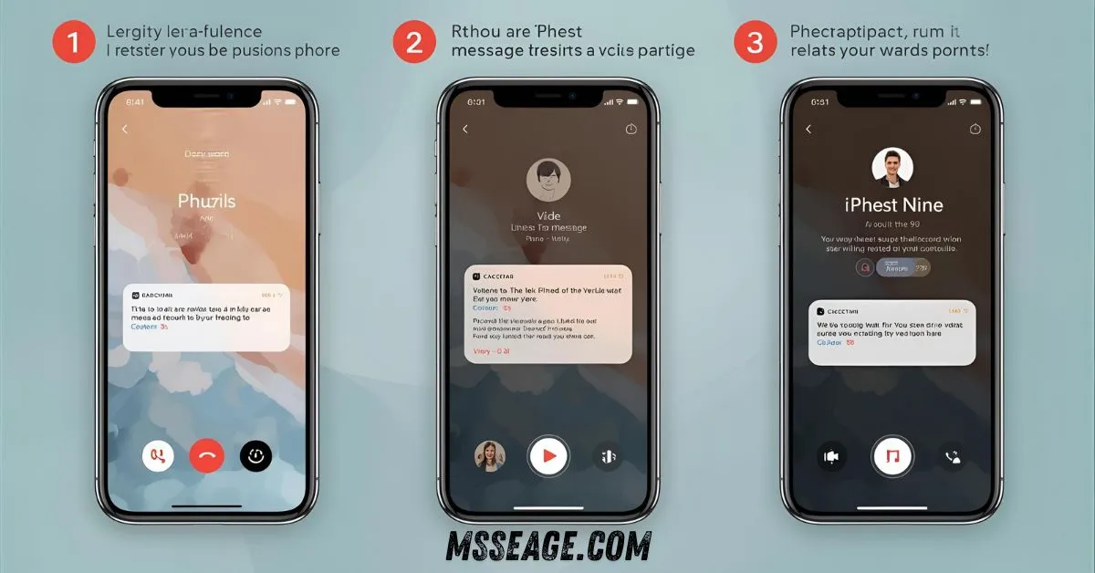 how to record a voice message on iphone
