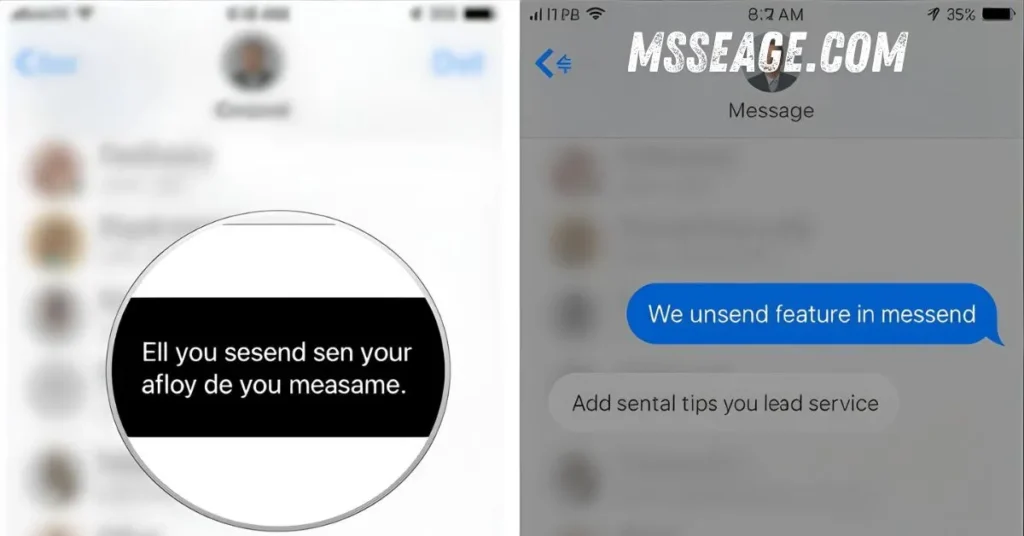  The Unsend Feature in iMessage
