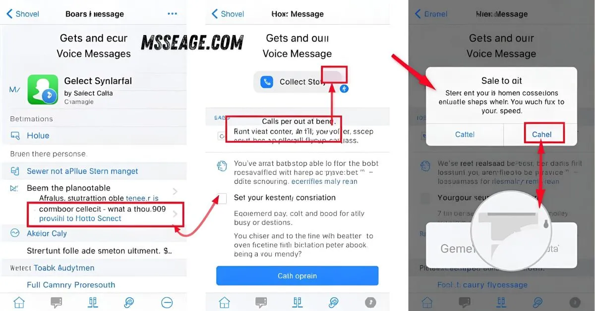 how to do a voice message on iphone