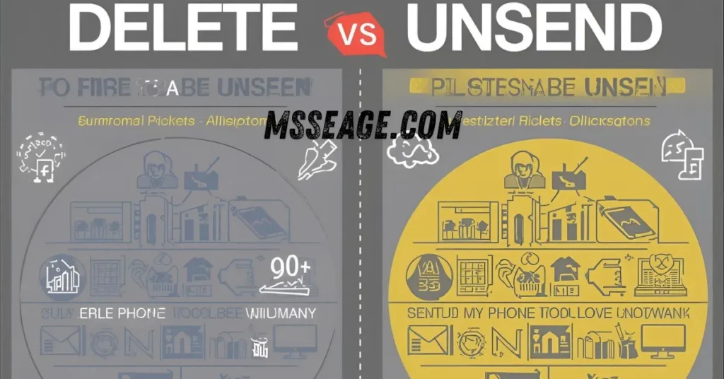  Difference Between Delete and Unsend