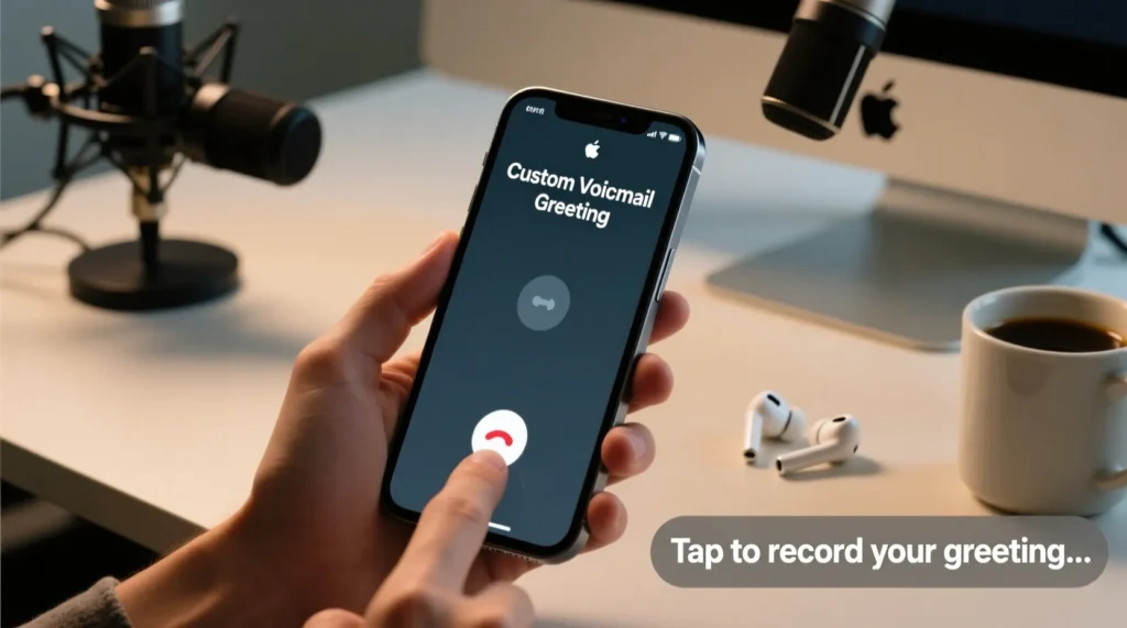 Record a New Custom Voicemail Greeting