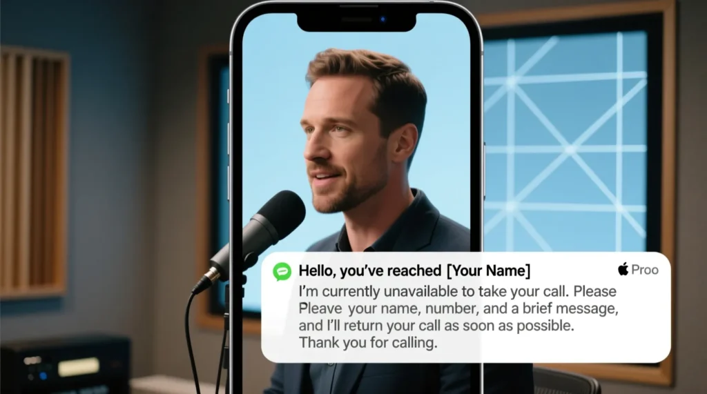 Set a Professional Voicemail Message