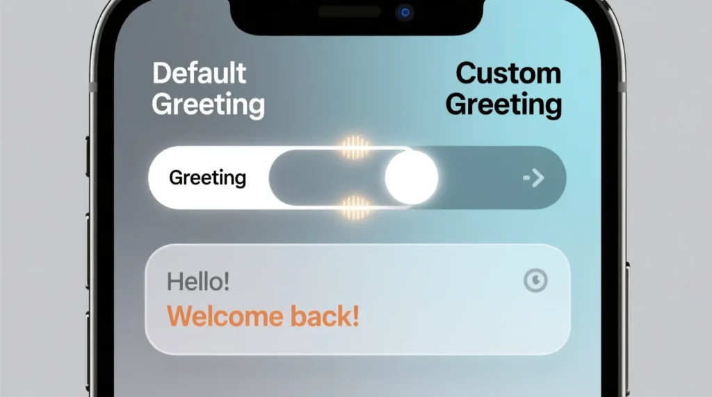  Switch Between Default and Custom Greetings