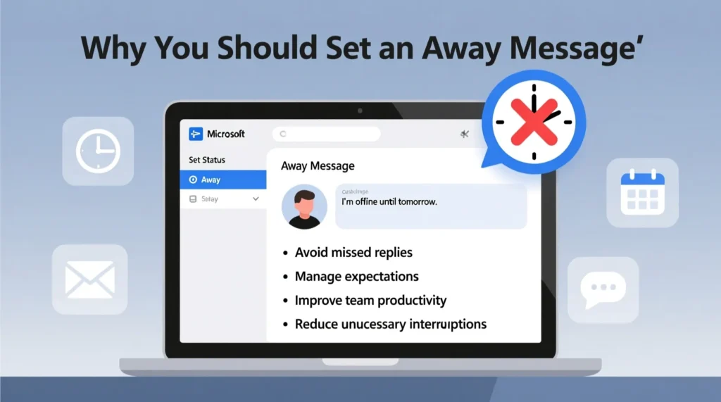 Why you should set an away message in Outlook