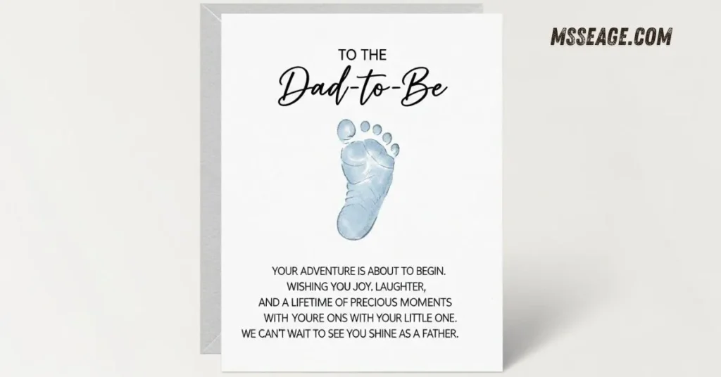Baby Registry Greeting Messages For Dad To Be