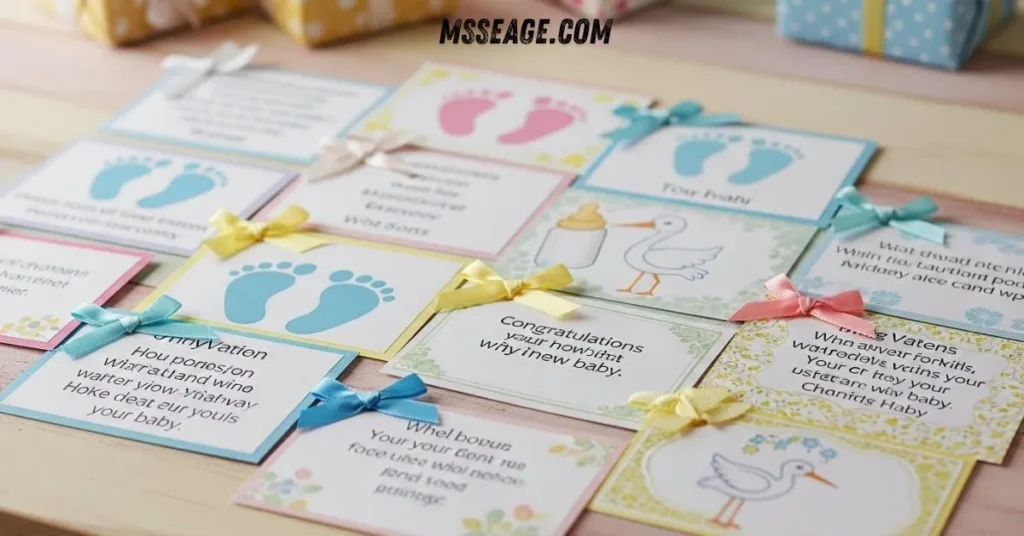 Baby Shower Message Cards From Friends