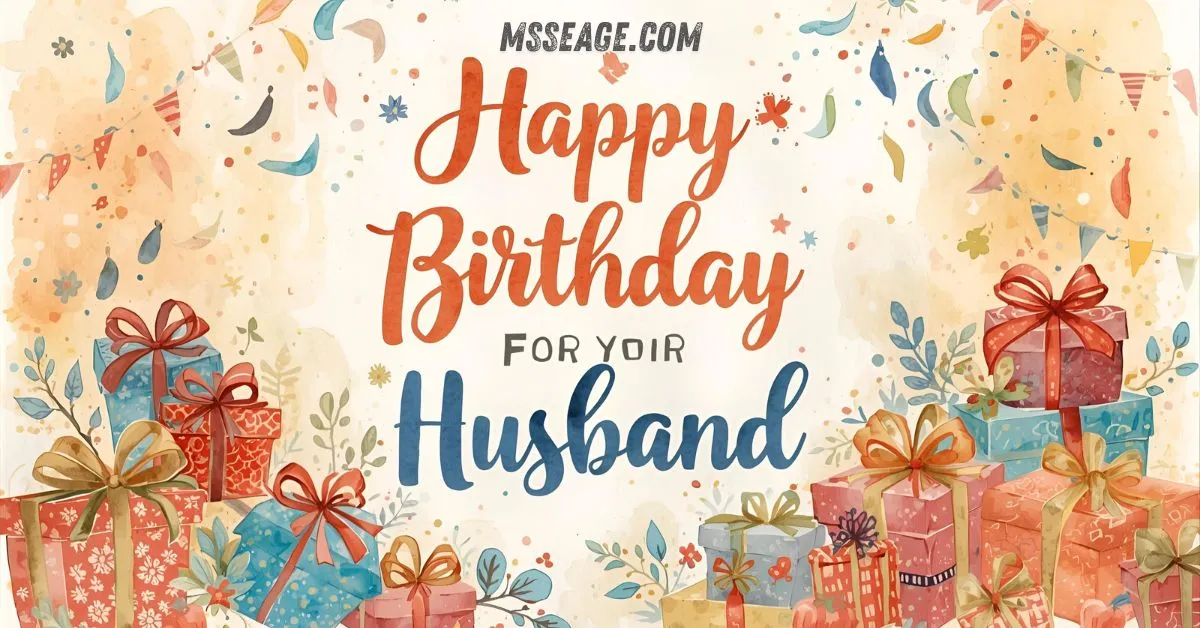 birthday message for husband