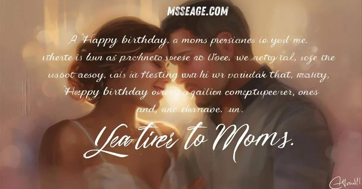 birthday message to mom