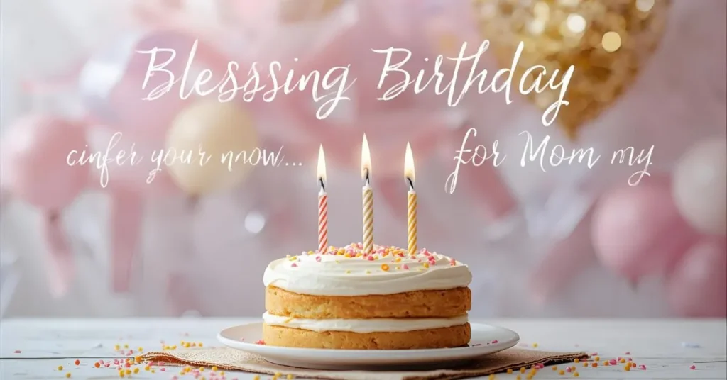 Blessing Birthday Messages for Mom