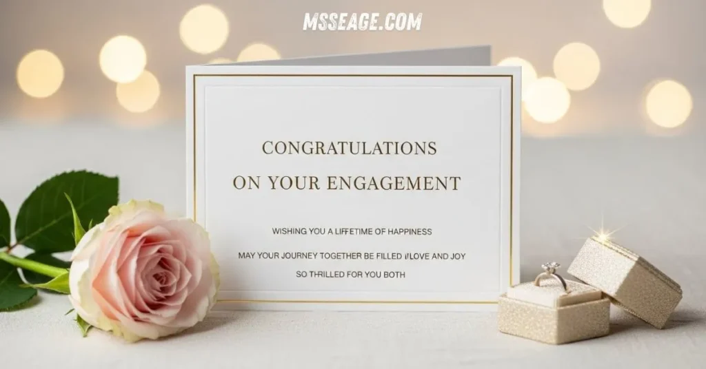 Elegant Engagement Congratulations Messages