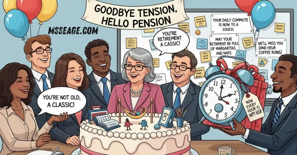 Funny Retirement Messages for Coworker