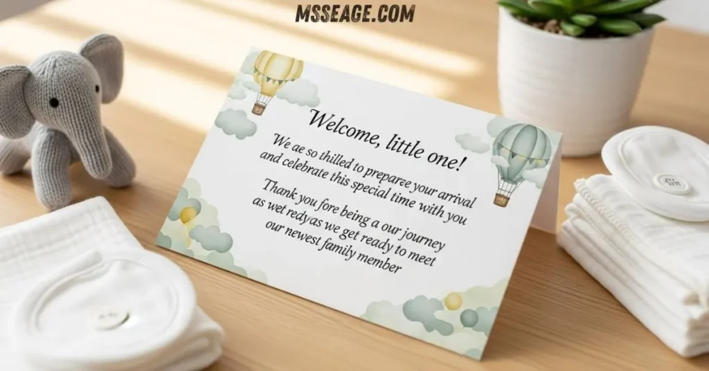 Gender Neutral Baby Registry Greeting Messages