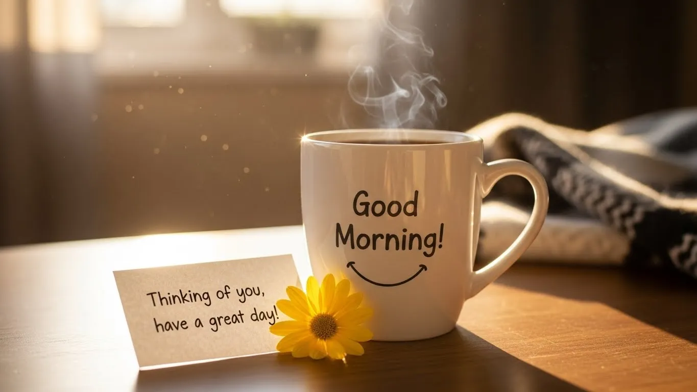 good morning message to a friend