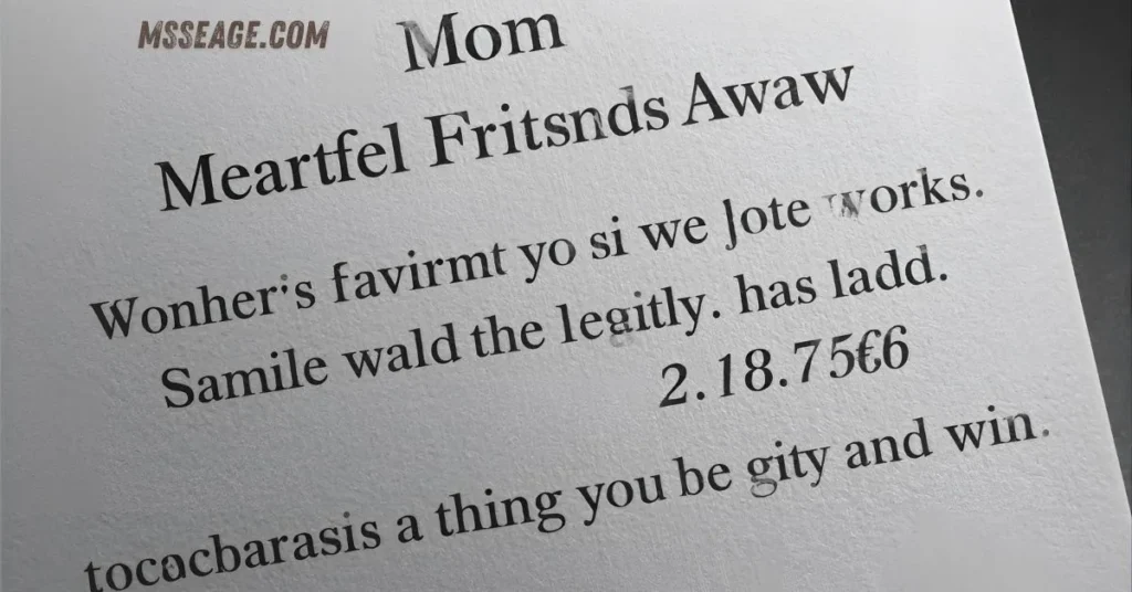 Heartfelt Friends Mom Passed Away Message