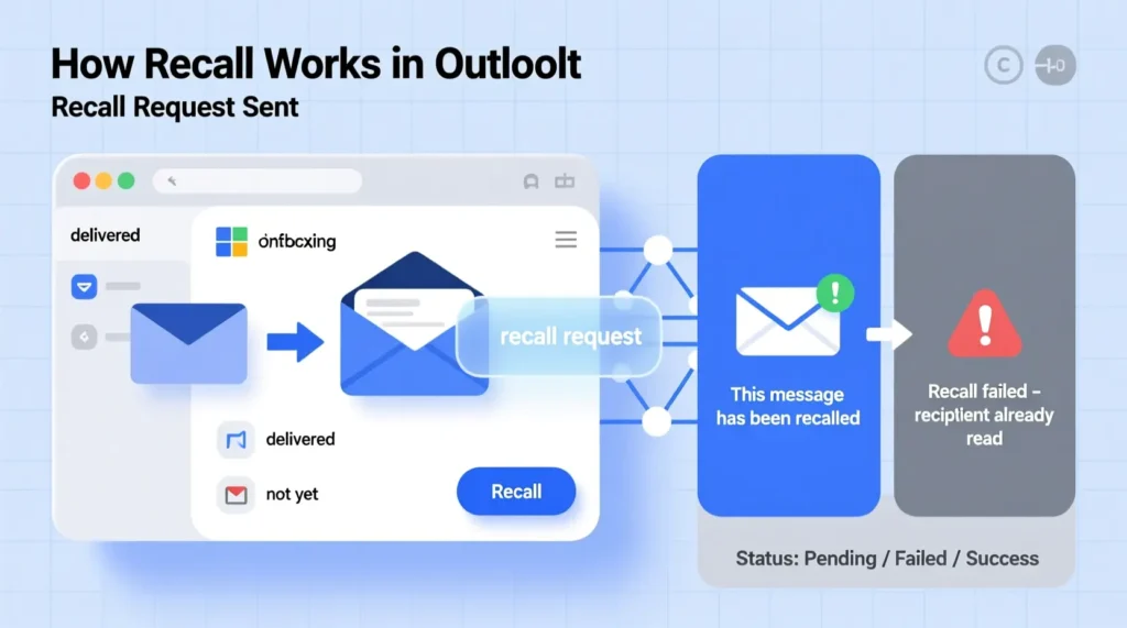 How Recall Works in Outlook
