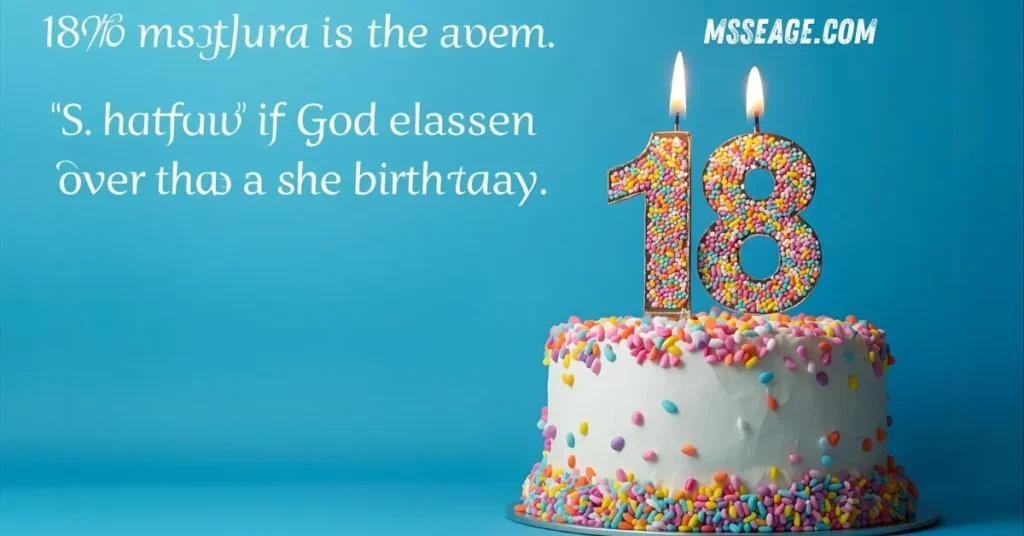 Inspirational 18th Birthday Message