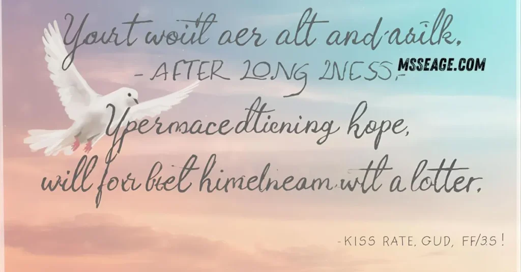 Message of Condolence After Long Illness