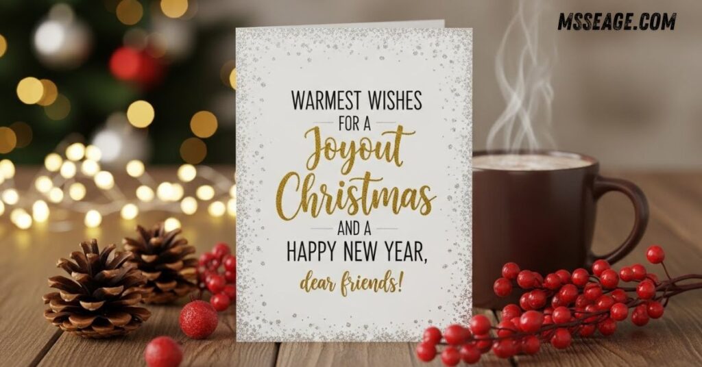 New Year and Christmas Messages for Friends