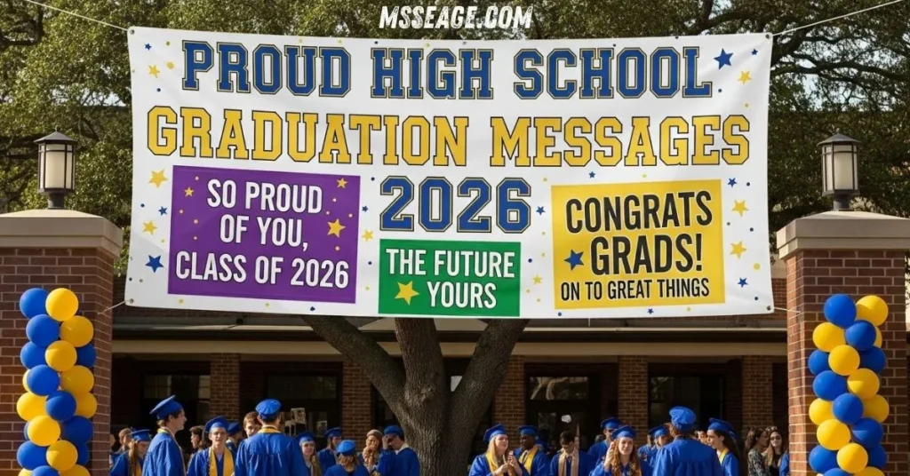 Proud High School Graduation Messages