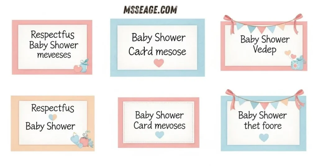 Respectful Baby Shower Card Messages
