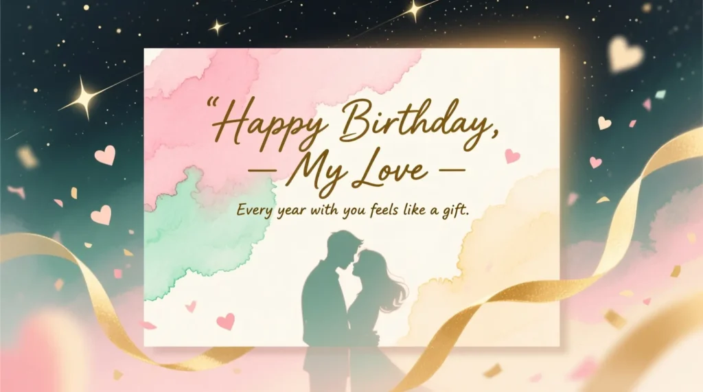 Sweet Birthday Messages for Husband