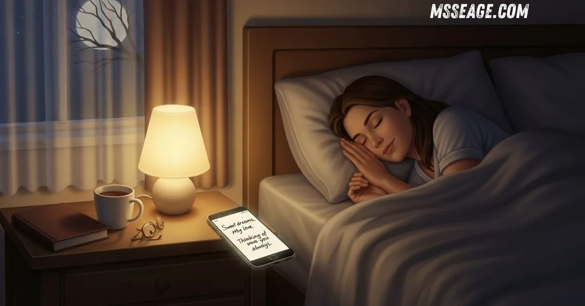 sweet good night message for her