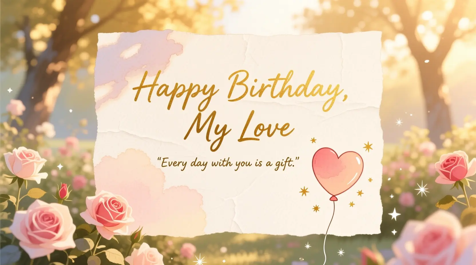 sweet happy birthday message for husband