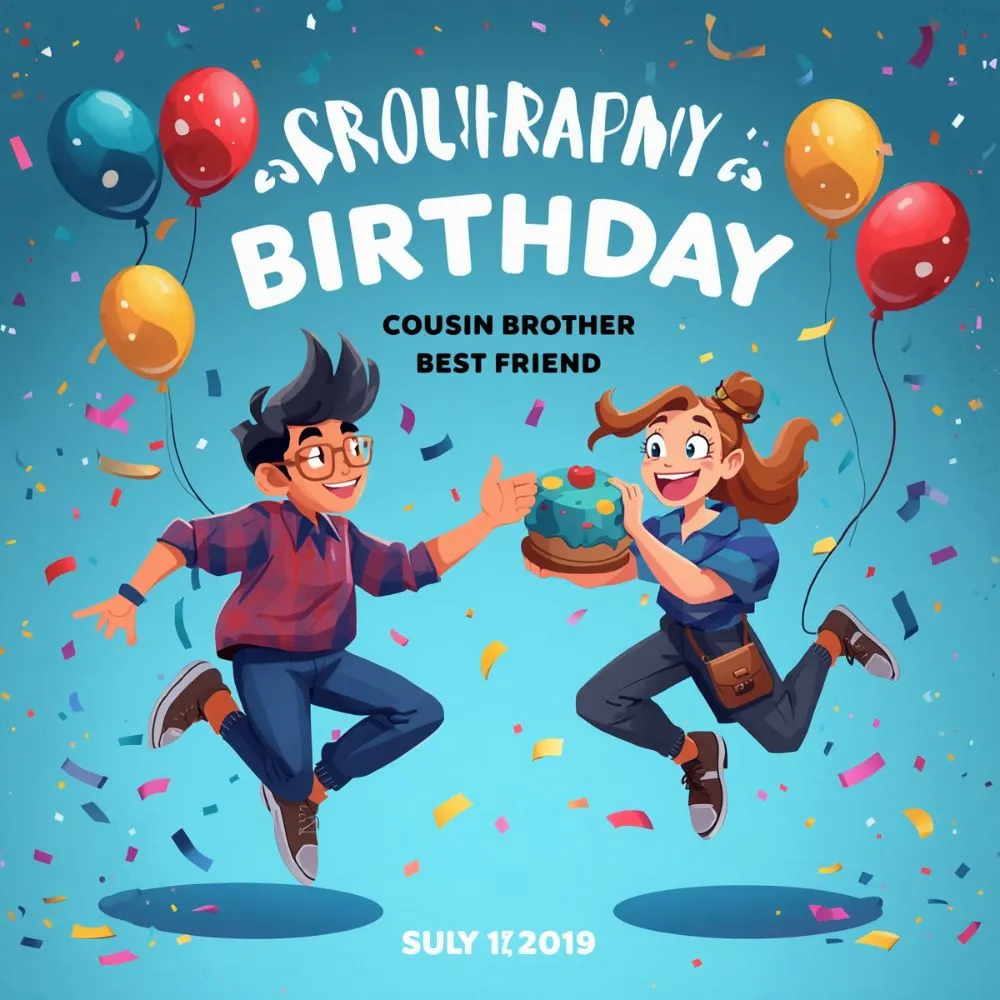 Birthday Wishes for Cousin Brother Like a Best Friend