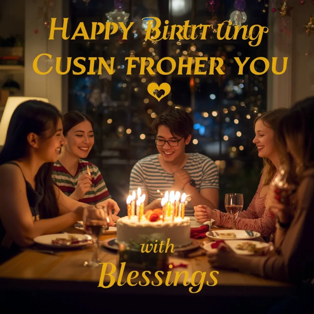 Birthday Wishes for Cousin Brother with Blessings