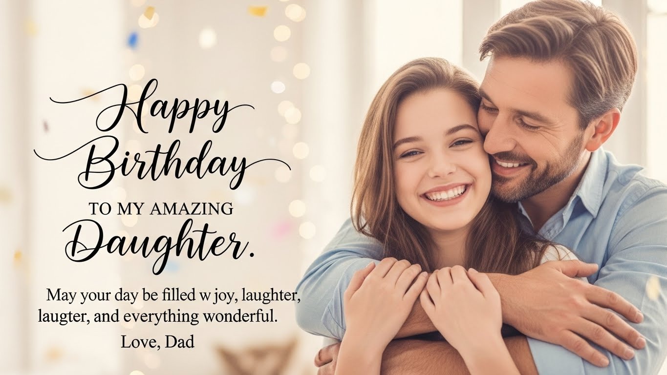 birthday wishes for daughter from dad