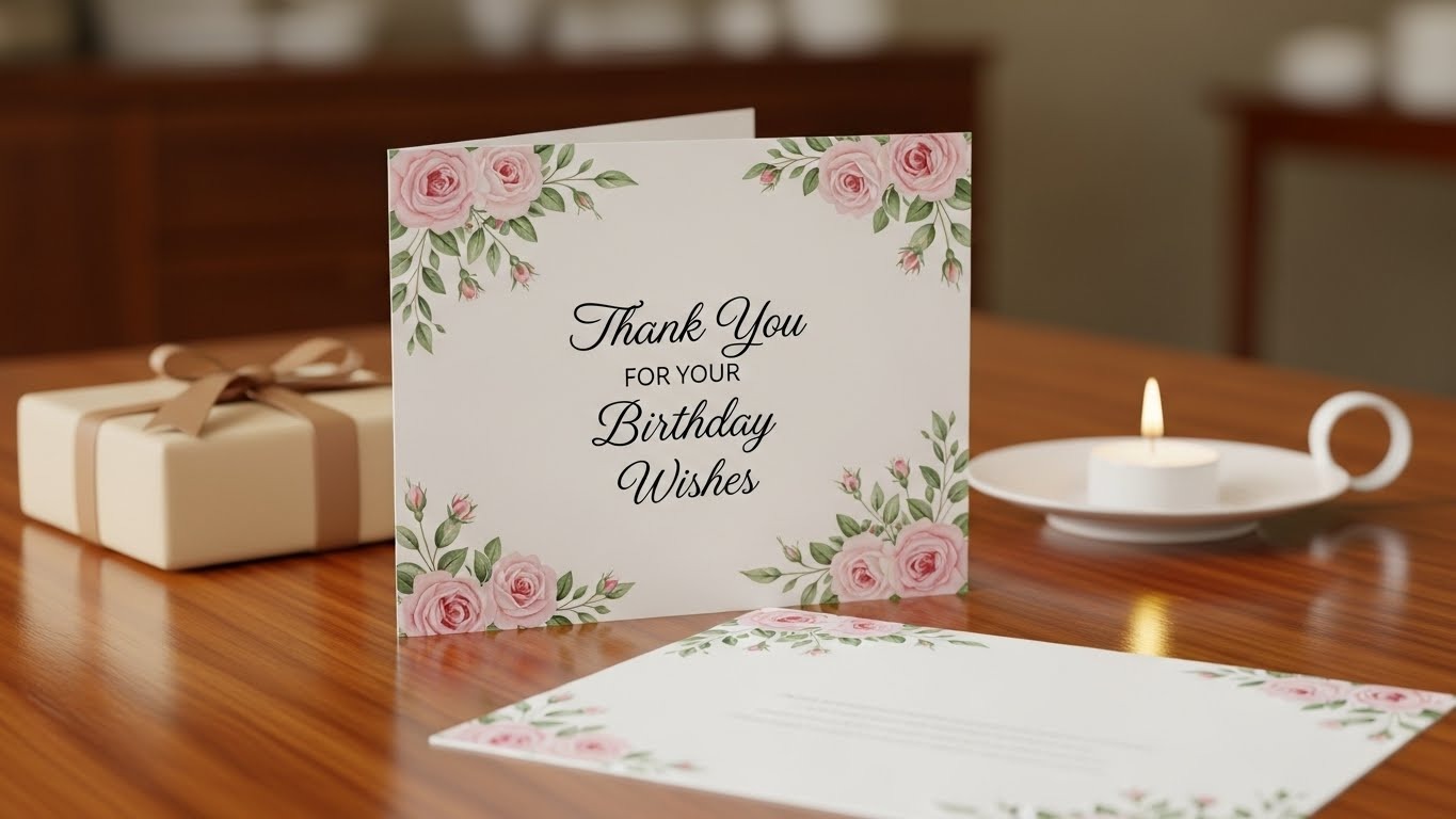 how to say thank you for birthday wishes